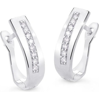 Cutie Jewellery náušnice s trblietavými zirkónmi Z8018-55-10-X-2