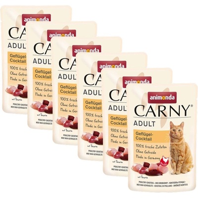 Animonda Carny Adult - пилешки коктейл 6 x 85 г