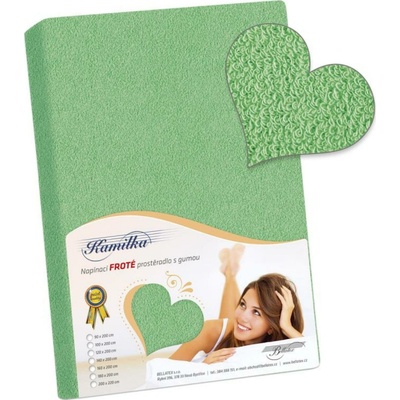 Bellatex froté prostěradlo zelené 120x200