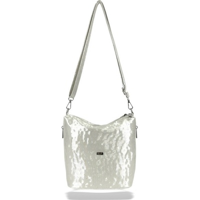 Zellia dámska crossbody kabelka Zvn23015 svetlo zlatá 24 x 21 x 12 cm