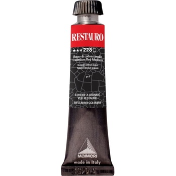 Maimeri Varnish Restauro Боя за реставрация Cadmium Red Medium 228 20 ml 1 бр (M3302228)
