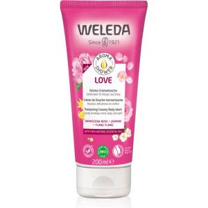 Weleda Love опияняващ душ-гел Rose, Jasmine and Ylang-Ylang 200ml