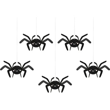 Image 1 of PartyDeco Висяща декорация - Хартиени паяци