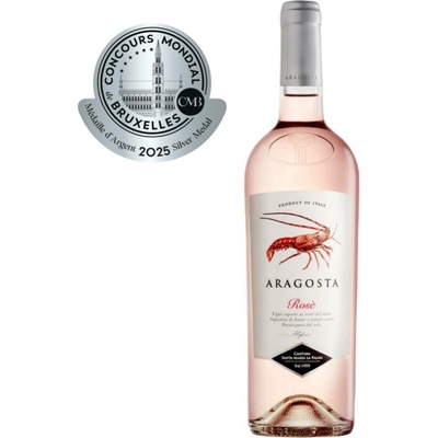 Cantina Santa Maria La Palma ARAGOSTA ROSÈ ALGHERO ROSATO D.O.C suché růžové 2020 13% 0,75 l (holá láhev)
