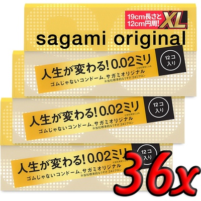 Sagami Original 0.02 XL 36 pack