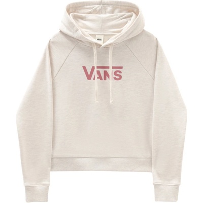 Vans WM flying V FT Boxy Hoodie Oatmeal Heather-Mesa Rose