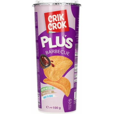 Crik Crok Plus zemiakový snack BBQ 100 g
