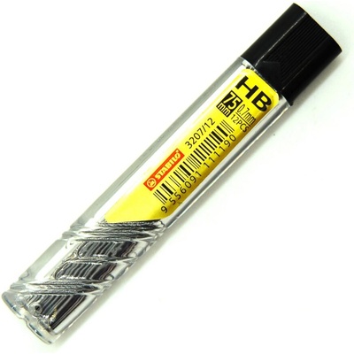 STABILO Комплект графити за автоматичен молив, Stabilo, HB 0.7, 12 броя (ST3207/12HB)