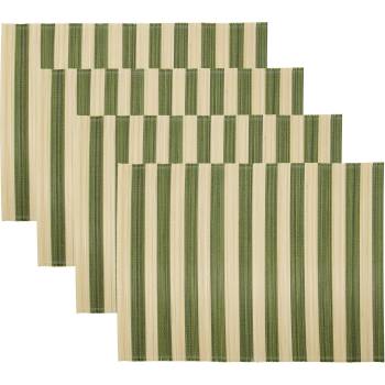 House Doctor Подложки за чинии Rayas зелени 4 бр (266550026)