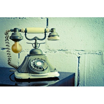 DIMEX ART s. r. o Флизелинов фототапет ретро телефон 375 x 250 см