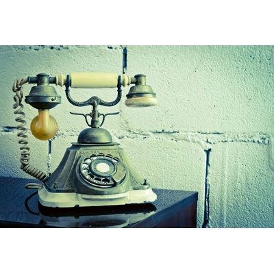 DIMEX ART Флизелинов фототапет ретро телефон 375 x 250 см