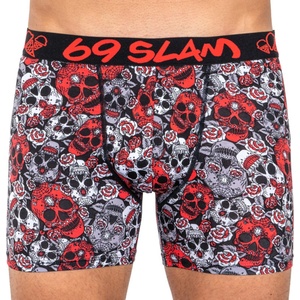 69slam Мъжки боксерки 69SLAM fit bamboo red sugar crane 69slam | Mnogotsveten | МЪЖЕ | S