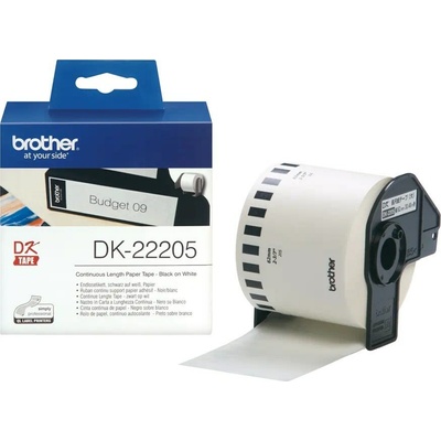 Brother DK-22205 popisovacia páska biela 62mmx30,48m