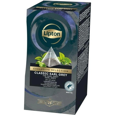 Lipton Exclusive Selection Earl Grey černý čaj 25 ks