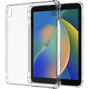  Силиконов калъф Reinforced Corner with Pencil Holder за iPad (2025) / iPad 10.9 (2022), прозрачен