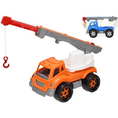 Rappa auto plastové jeřáb 36 cm červená