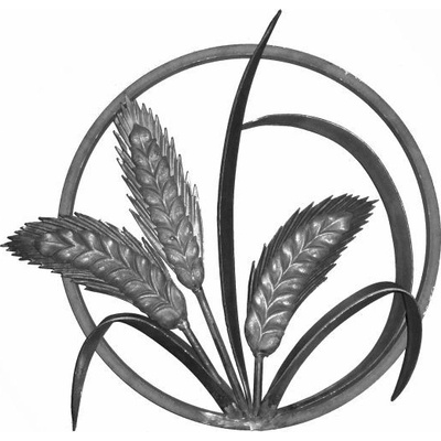 Kovářský ornament 385mm, 12 x 12 mm