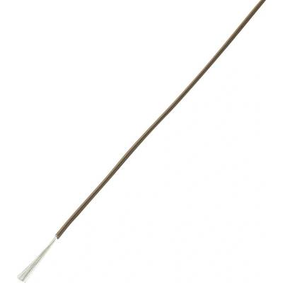 Tru Components 1567843 lanko/ licna LiFY, 1 x 0.75 mm², hnědá, 10 m