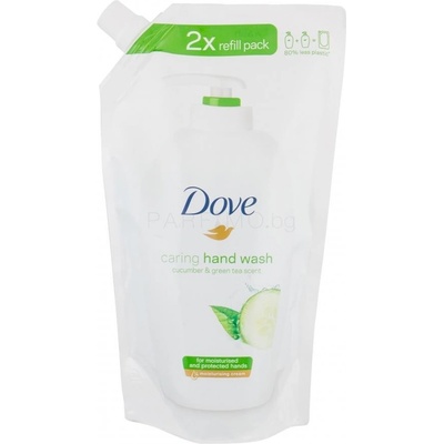 Dove Течен сапун пълнител 500мл - Cucumber & Green tea (600)