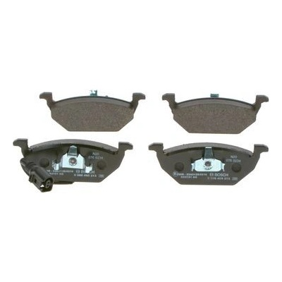 BOSCH Sada brzdových platničiek kotúčovej brzdy 0 986 495 213