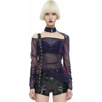 Image 1 of Devil fashion дамска тениска с дълги ръкави devil fashion - cyber siren - tt226