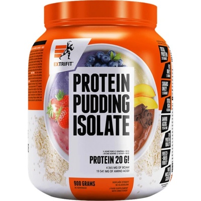Extrifit Protein Pudding Isolate jahoda 900 g