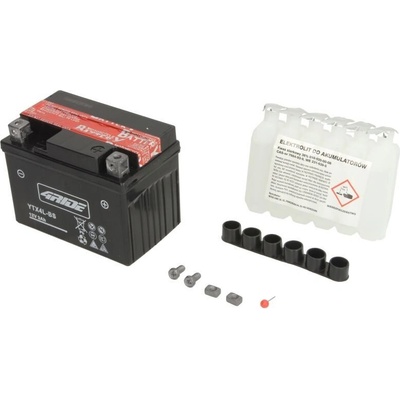 Мото акумулатор 4Ride YTX4L-BS - 12V, 3Ah, AGM, сухо зареден (YTX4L-BS)