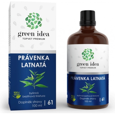 Green idea Právenka latnatá bezlihová tinktura 100 ml