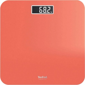 Tefal Кантар Tefal Premiss PP1803V0, до 150 кг. натоварване, възможност за избор на мерни единици (kg/lb/st), оранжев (PP1803V0)