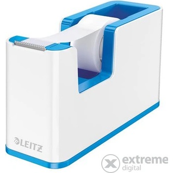 Leitz WOW Odvíječ pásky bílo-modrá / Na pásky do 19 mm x 33 m