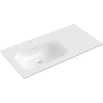 Mexen Vela мивка, вградена в плот, лява 91 x 46, 5 cm, бял гланц - 25239000L (25239000L)