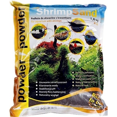 Aqua ART Shrimp Sand čierny 4 kg