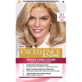 Image 1 of L'Oréal L'Oréal Еxcellence Боя за коса, 9.1 Very Light Blonde