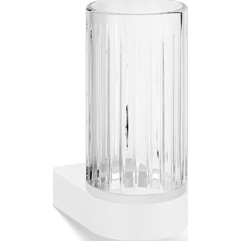 Decor Walther Чаша за четки за зъби Century релефна стенна бяло-матова (0586950)