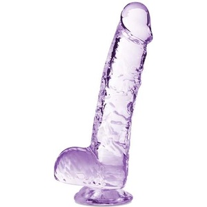 Blush Novelties Лепяща се пенис отливка - мини дилдо "crystalline lavender" 15 см