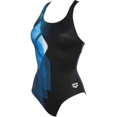 Arena Mirrors Swim Pro Back One Piece LB black/Turquoise