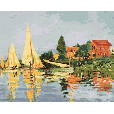 Zuty Malování podle čísel REGATA V ARGENTEUIL CLAUDE MONET