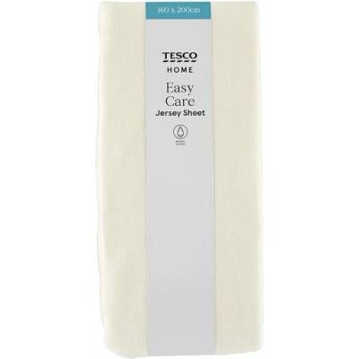 Tesco Home Easy Care Cream plachta 160x200