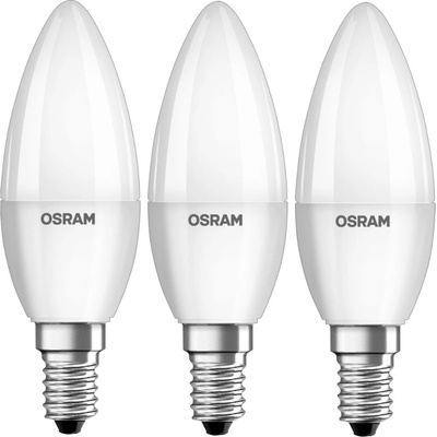 Osram 3PAK LED žiarovka E14 B35 7W 60W 806lm 3000K Warm 200° VALUE