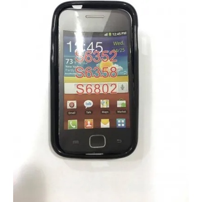 Samsung Силиконов калъф за Samsung S6802 Galaxy Ace Duos черен