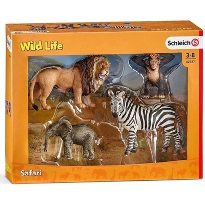 Schleich Schleich: основен комплект диви животни 42387 (SLH42387)