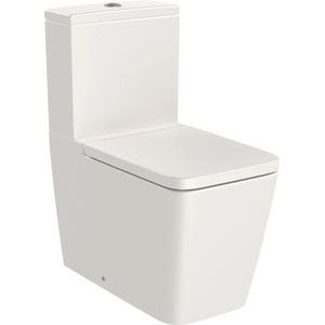 Roca Тоалетна чиния за моноблок, Roca, A342536650 SQUARE, порцелан, бежов, 79.4x37.5x64.5см (A342536650)