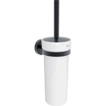 Nimco černá Toaletní WC kartáč keramický UNC 13094K-90