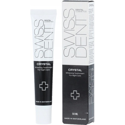 Swissdent Crystal Regeneračný zubný krém bez fluoridu 50 ml