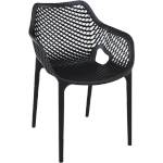 Siesta Exclusive Si-Стол с подлакътник air xl(007)ЧЕРЕН/БЯЛ (014268)