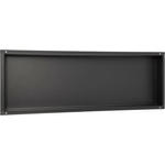 BALNEO Wall-Box правоъгълен вграден рафт 90x30x10 см без рамка, четкано черно (OB-BL6-NR)