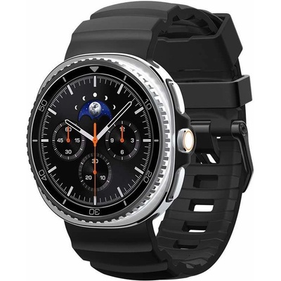 Spigen Силиконова каишка за Samsung Galaxy Watch 8 46mm, 44mm, 40mm - Spigen Silicone Band (черен) (AMP10151)