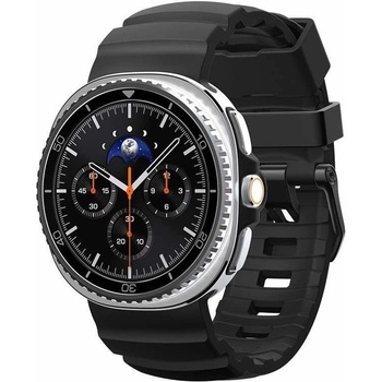 Spigen Силиконова каишка за Samsung Galaxy Watch 8 46mm, 44mm, 40mm - Spigen Silicone Band (черен) (AMP10151)
