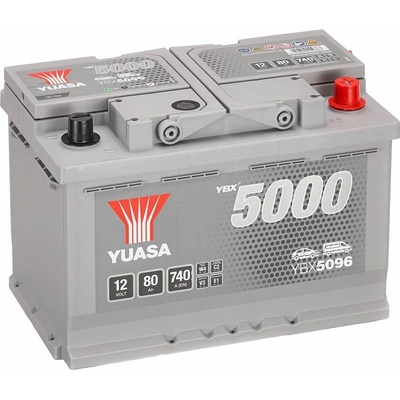 Yuasa YBX5000 12V 80Ah 740A YBX5096