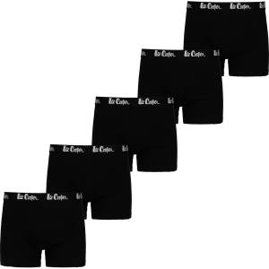 Lee Cooper Мъжки боксерки Lee Cooper Essential Boxer Trunk 5-Pack Mens - Black